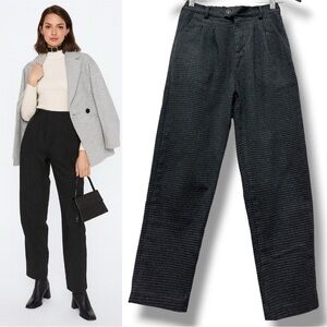 307 ZHI CONG XI | EUC Women’s Black & Gray Houndstooth Pants (size S)